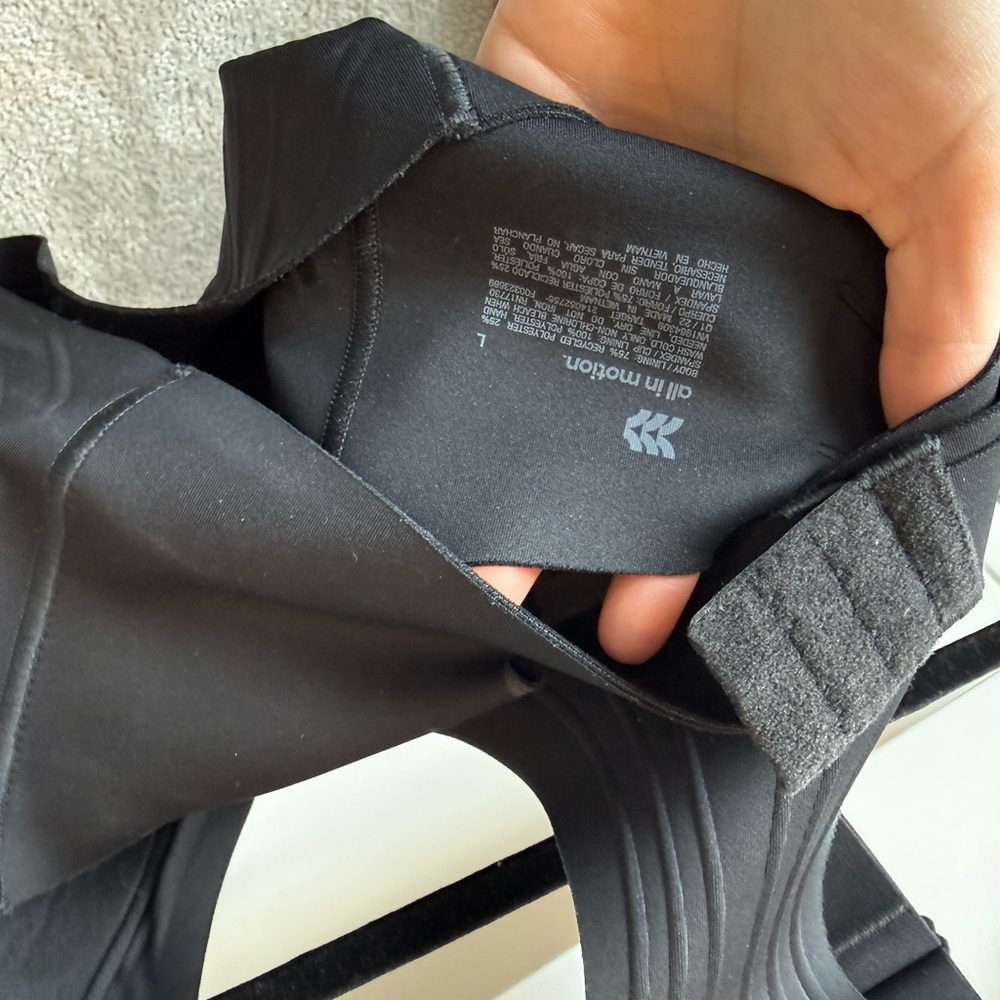 all in motion Black Sports Bra - Picture 3 of 3
